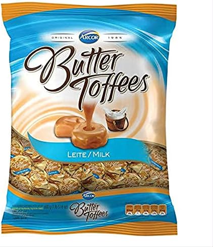 ARCOR Bala Butter Toffees Caramel 822 grs. / Butter Toffes Candies Caramel Flavor