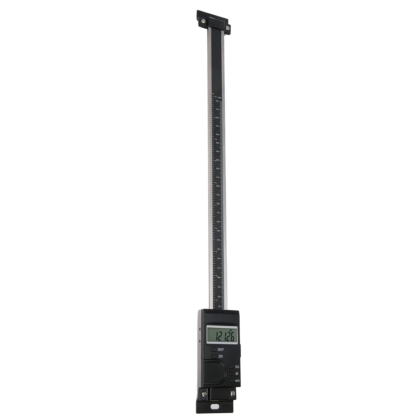 Calibrador Vernier digital Herramienta de medición con pantalla LCD Lectura métrica de 0 300 mm en pulgadas para máquinas herramientas Aleación de aluminio y plástico