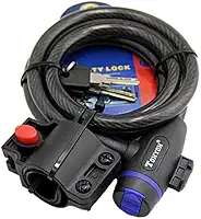 Cadeado com Chaves 12mm x 1200mm – Segurança Reforçada para Bicicletas, Motos e Portões