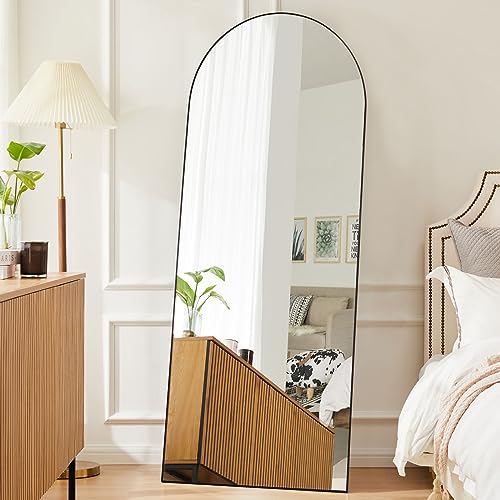 Sweetcrispy NCISEY27UJY Arched Full Length Mirror 64 Inchx21 Inch Full Body Floor Mirror Standing Hanging Or Leaning Wall thumb #2