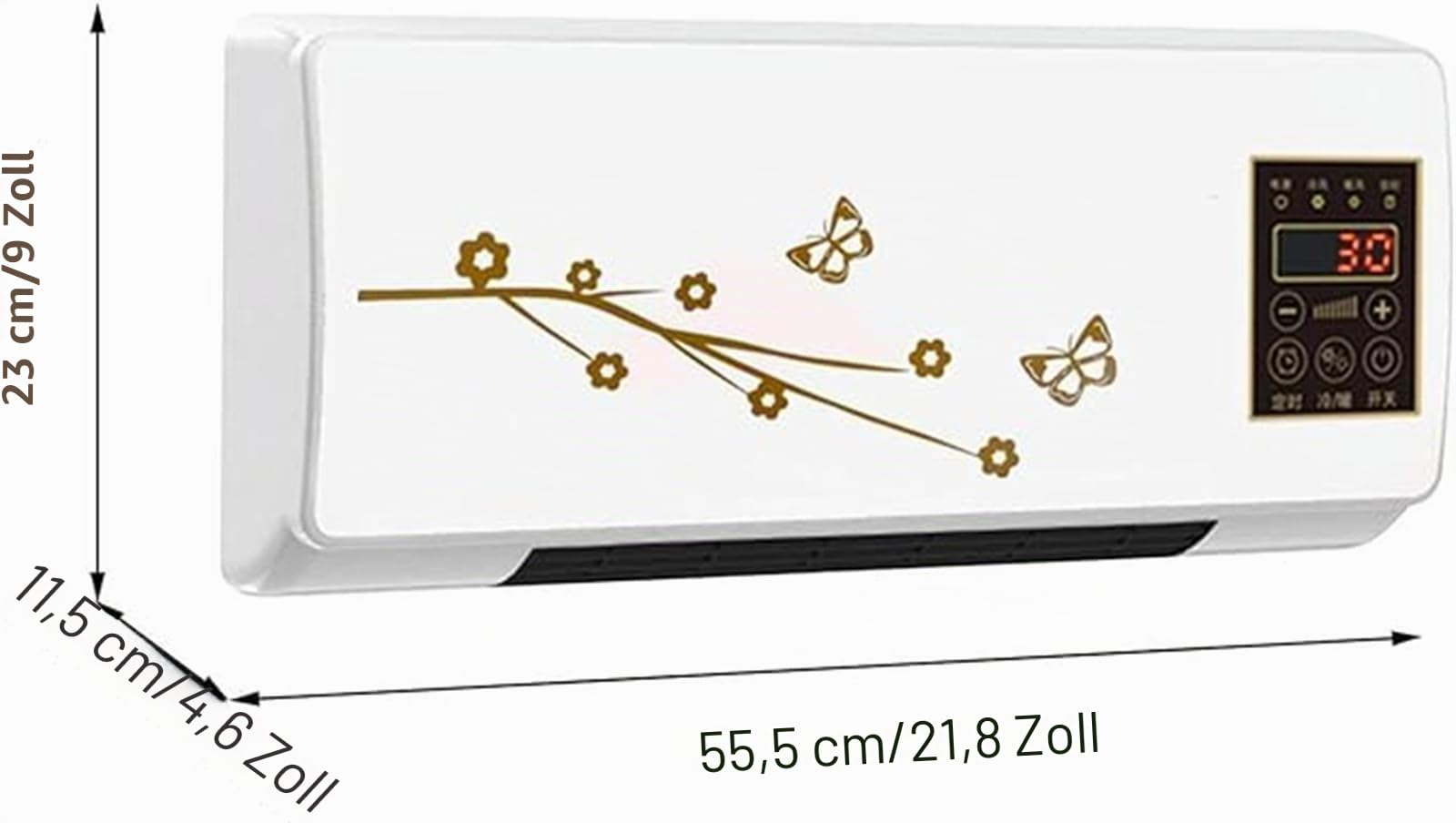 2025 Neue Climafy Klimaanlage Split Max Klimaanlage Climafy Tragbare Klimaanlage Wandhalterung AC Einheit Mini Wandmontage Klimaanlage (Weiß)