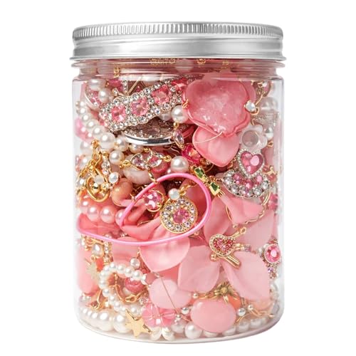 Image of SMUOBT Mystery Jewelry Jar Bundle - Surprise Vintage Jewelry Box for Women,Gift Jewelry Set (Necklace, Earrings, Rings,Kracelet,Keychain) - Unique Birthday Gift for Women