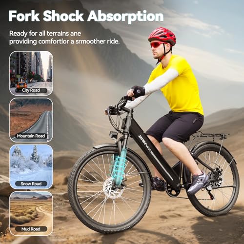 Image of ZNH Electric Bike for Adults, Peak 1000W Ebike 20 Mph & 80 Miles