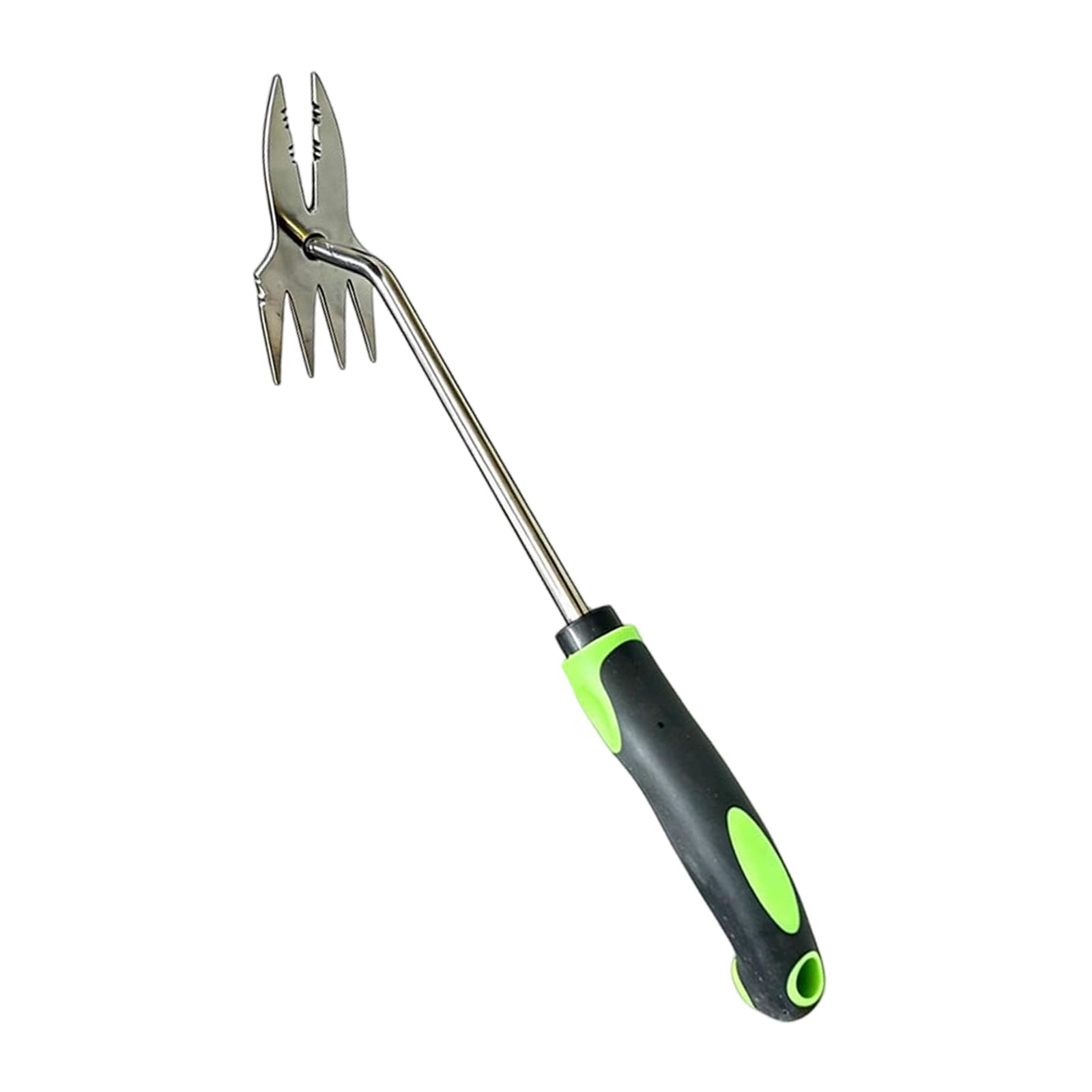 Yjcnelcr Green Duty Stainless Steel Weeding Tool With Ergonomic Handle Heavy Duty Grass Extractors For Deeper Root Extractions Garden Grass Puller