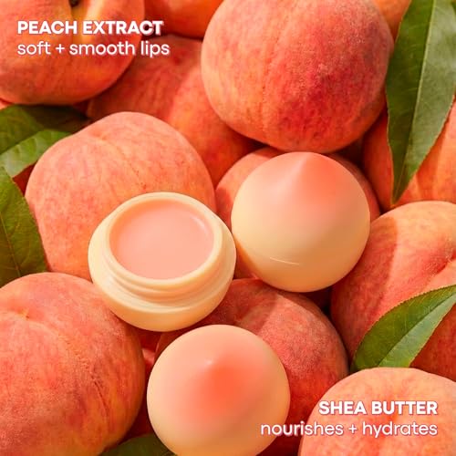 Image of TONYMOLY Mini Fruit Lip Balm Set with Sheer Tint, Shea Butter and Vitamin E