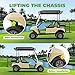 10L0L Golf Cart Lift Kit Compatible with Club Car DS (2003.5-up), Heavy Duty Double A-Arm Lifts 6in, Aluminum Alloy Material Strong & Wear-Resistant