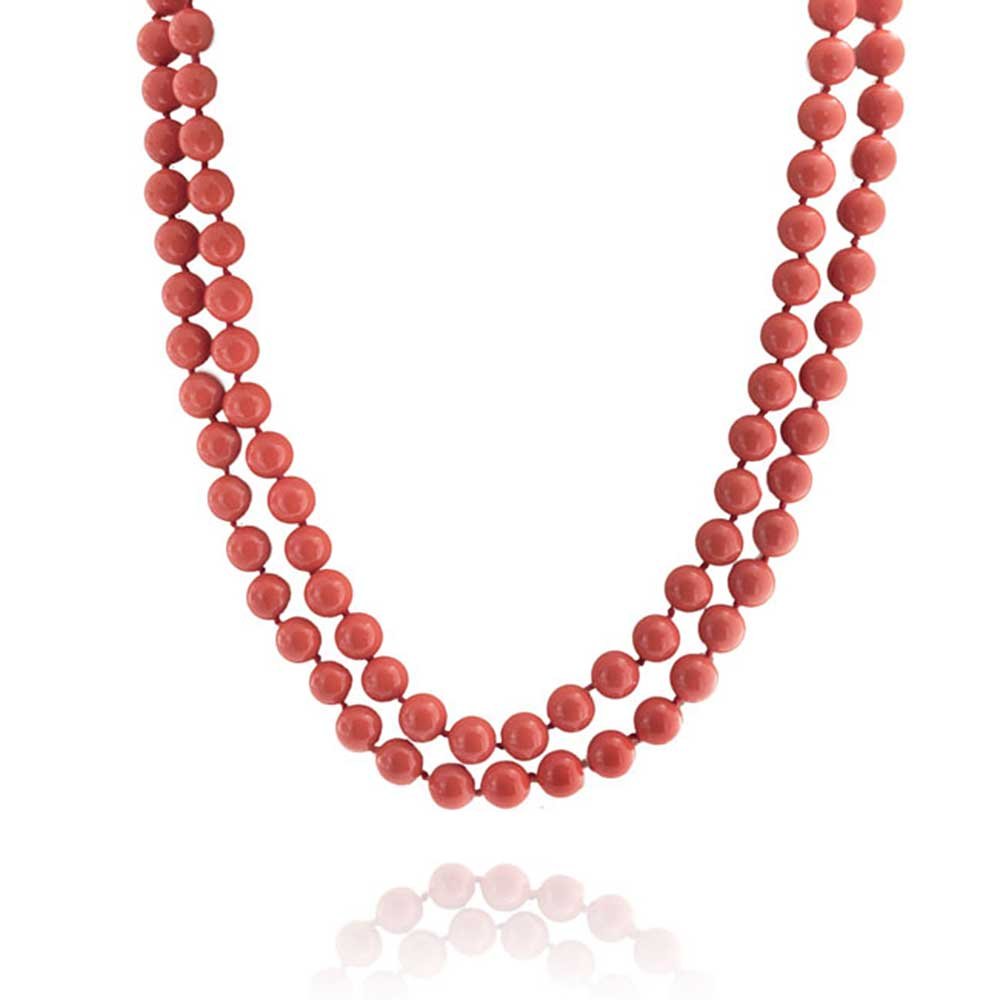 Stile Occidentale Lungo Filo Doppio Triplo Avvolgere Stratificazione Senza Fine 10-8Mm Multicolor Rosso Blu Nero Bianco Grigio Rosa Beige Verde Oliva Simulato Perla, Collana Filo Turchese