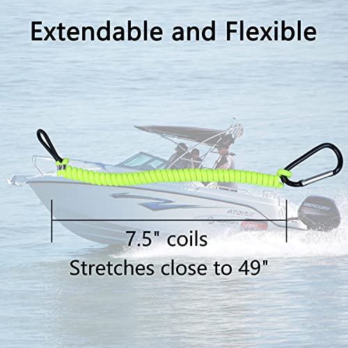 Image of 8M0092850 Boat Kill Switch Lanyard Replacement for Mercury Marine Boat Emergency Stop Switch Safety Lanyard 54 Inch