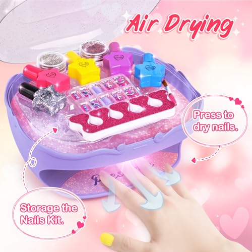 Shemira SH-23MJJ01 Nail Polish Kit For Girls Ages 7-12 Years Old, Nail Art Toy thumb #2