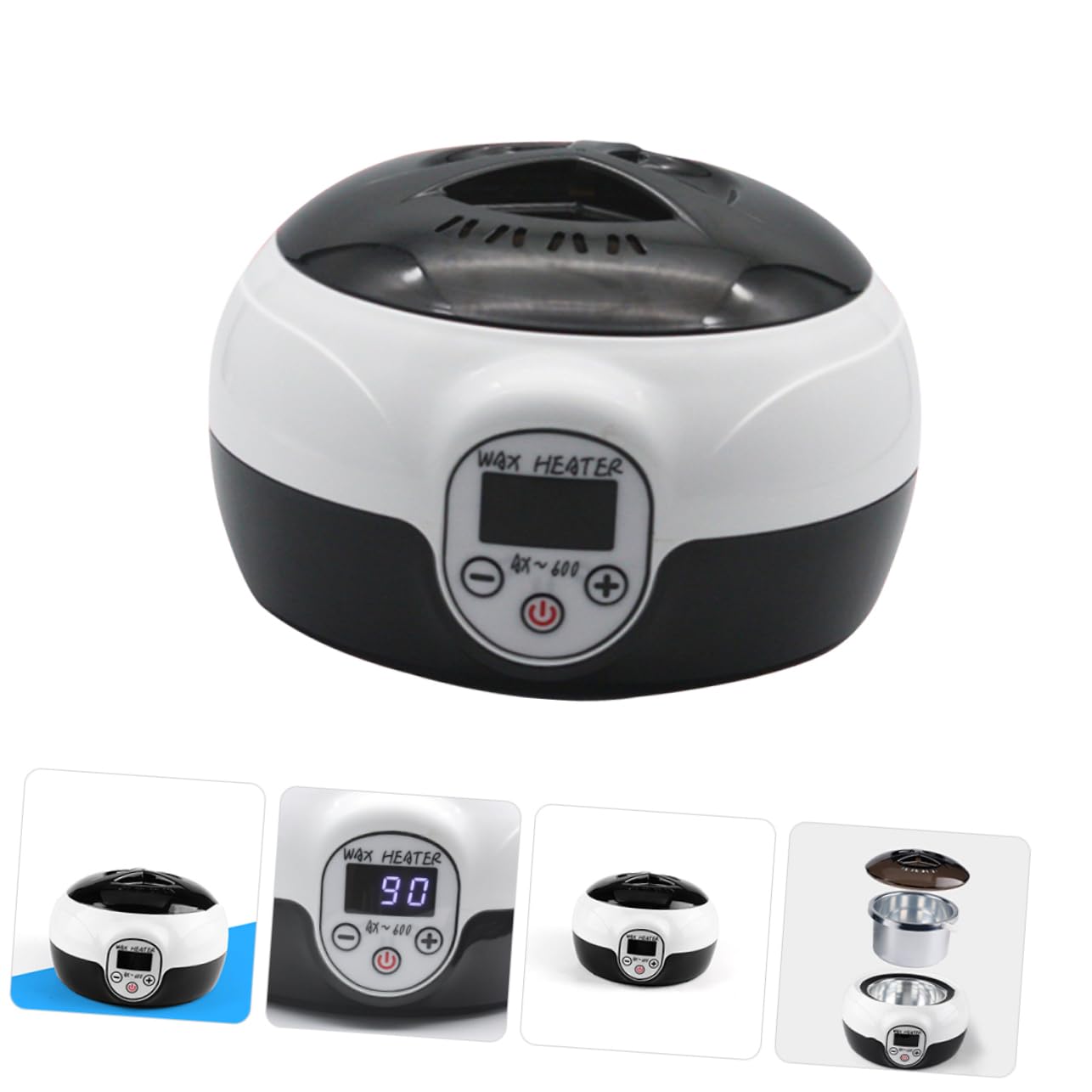Professioneller Wachswärmer 145w aus Abs und Pp, Schwarz, Portable