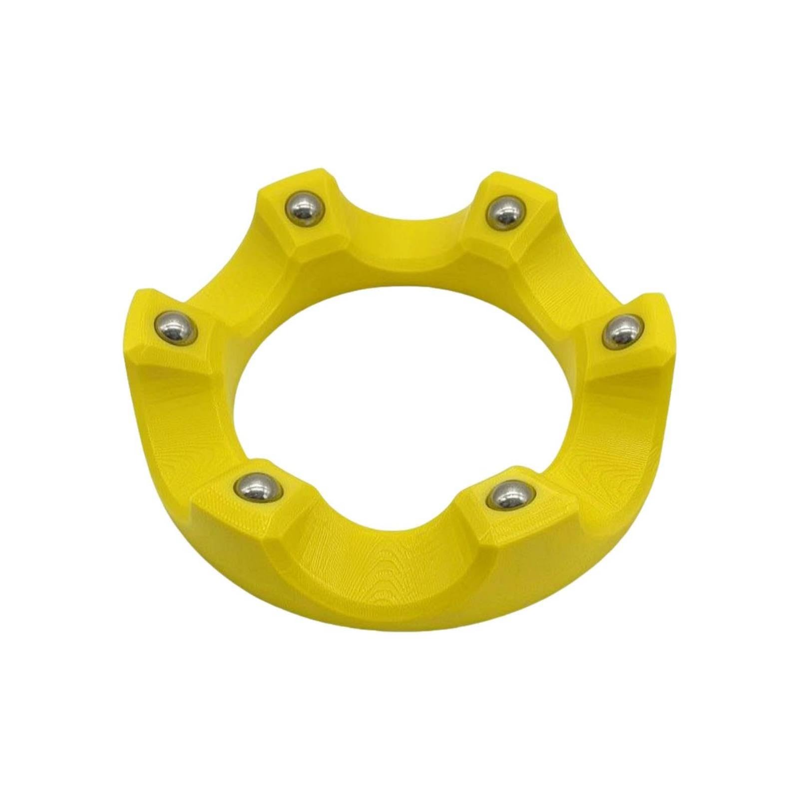 Bowling Ball Stand with Bearings 360° Rotation Bowling Ball Maintenance Cup Smooth-Rotating Support for Bowlers, Pro Shops, Workbench Yellow-image-9