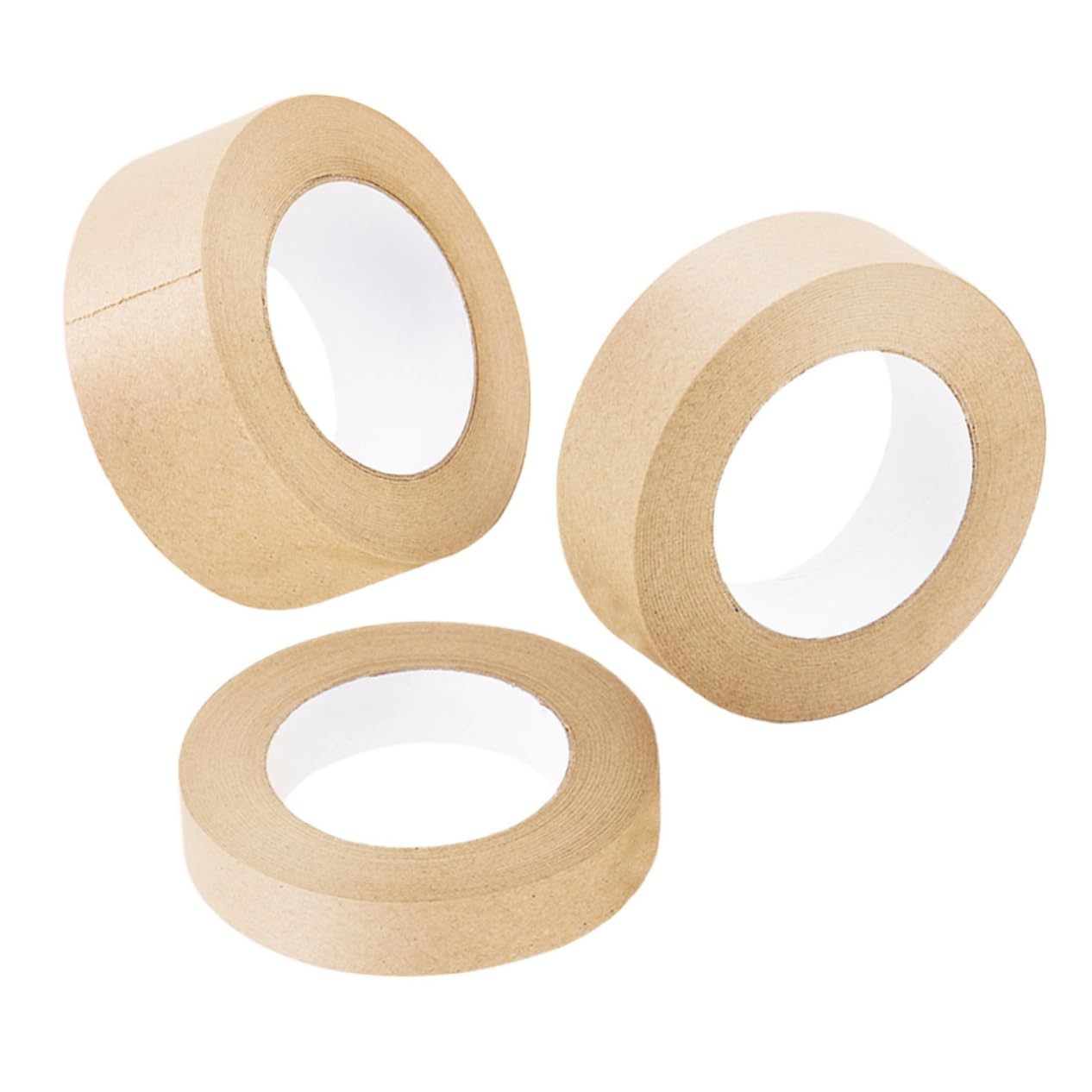 Mikikit 3 Rolls Water Activé Du Papier Kraft Ruban Pour La Peinture À L'aquarelle Ruban Adhésif Pour Les Étudiants Et Les Professionnels Des Artistes Pour Le Cadrage Et Les Projets