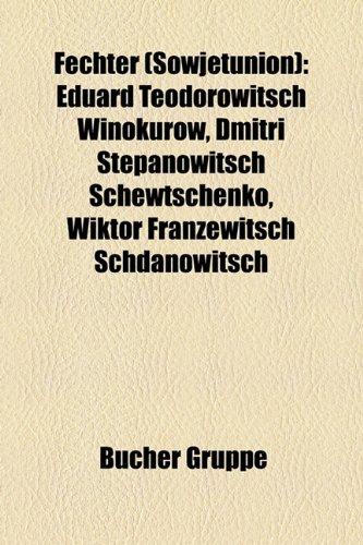 Fechter (Sowjetunion) Eduard Teodorowitsch Winokurow, Dmitri