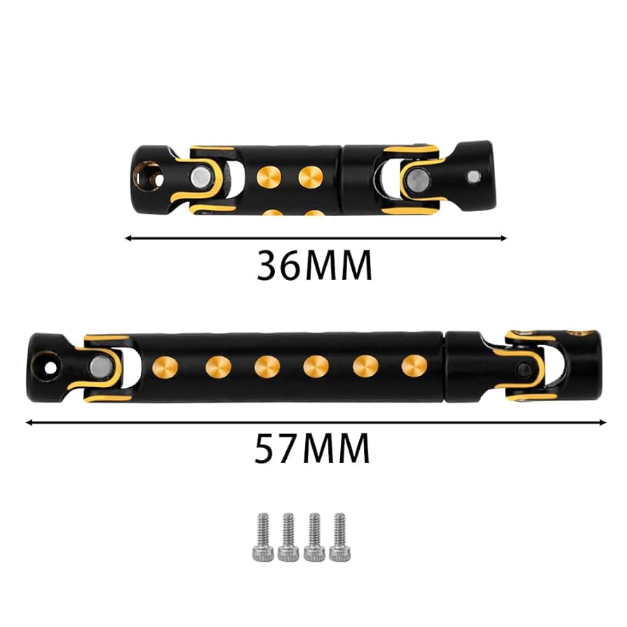 Amazon.com: RZXYLRC 1/24 Brass Drive Shaft for Axial SCX24