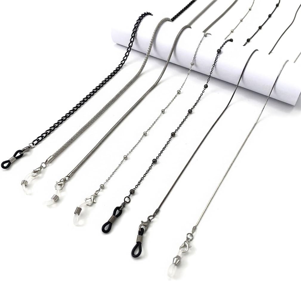Jewelry Metal Wear with Accessories Boys Mouthpiece Holder Eyeglasses Rope Chain