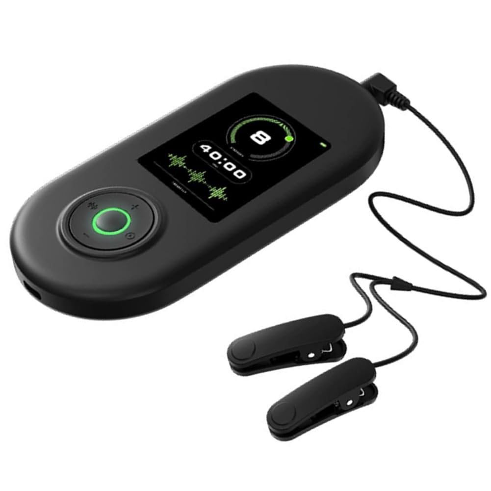 Monitoraggio del sonno portatile intelligente, elettronico, aiuto rapido per il sonno, con clip per le orecchie