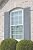 Mid America Open Louver Vinyl Shutters (1 Pair) - 14.5 x 48 028 Forest Green