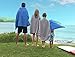Super Towel for Sports, Travel & Adventures — Lightweight, Compact, Absorbent, Fast-Dry, Soft Microfiber Suede — For the beach, pool, gym, yoga, outdoors & jetsetting. Blue+Light Blue, XL (60x32