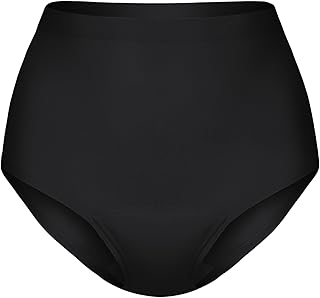 KNIX Ropa Interior de Período Super Resistente al Derrame de Cintura Alta para Mujeres, Lavable a Máquina, Reutilizable (Paquete de 1)