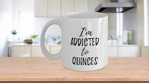 Miniatura 3 de I'm Addicted To Quinces Mug Funny Food Lover Gift Coffee Tea Cup Large 15 oz