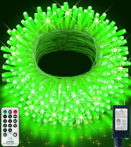 BPAZVUH Christmas String Lights, 213 FT 600 LED Outdoor Christmas Lights with Remote 8 Lighting Modes & Timer Memory Waterproof Christmas Decorations for Home Xmas Tree Yard Wedding Party Green BPAZVUH Christmas String Lights, 213 FT 600 LED Outdoor Christmas Lights with Remote 8 Lighting Modes & Timer Memory Waterproof Christmas Decorations for Home Xmas Tree Yard Wedding Party Green