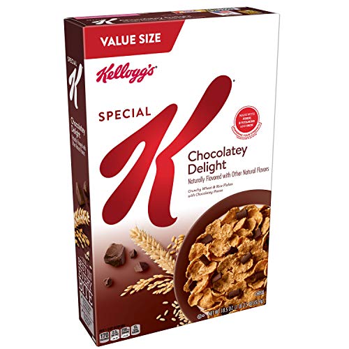 (Discontinued Version) Kellogg's Special K, Breakfast Cereal, Chocolatey Delight, Value Size, 18.5oz - //coolthings.us