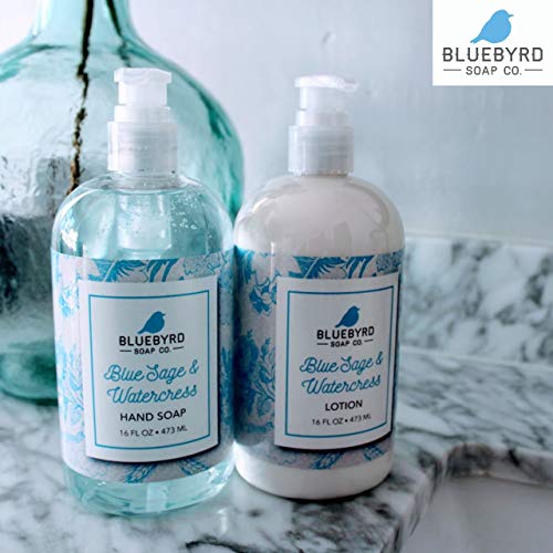 image for Bluebyrd Soap Co. Bluebyrd Kitchen Hand Soap and Lotion Set, Luxury Wa