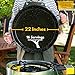 Complete Paella Pan Burner & Stand Set - Double Propane Burners 22 Inch Pan Set - Outdoor Gas Stove - Portable Cooking - Burner Table Top Burners - Camping Grill Backyard