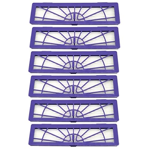 FFyan 6 Stück HEPA Filter Wechsel kompatibel Neato Botvac Staubsaugroboter D3 D4 Series D75 D80 D85 Und Botvac Serie 65 70E 75 80 85 Robotic staubsauger Teile Cover