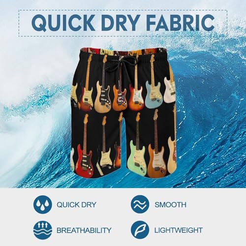 Men's Swim Trunks Yellow Brick Road Beach Shorts with Pockets Mesh Lining Swimwear Bathing Quick Suits 7