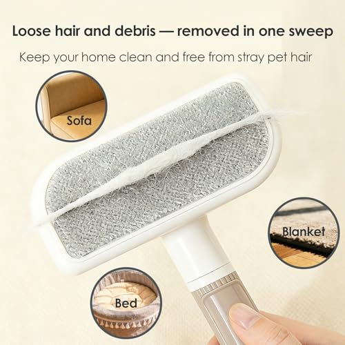 3-in-1 Pet Grooming Comb Dematting Brush, Shedding Undercoat Rake for Dogs - Image 5