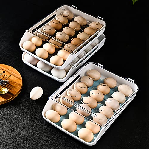 Boîte de rangement automatique pour œufs à distribution par gravité - 8