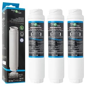 FilterLogic FFL-110B | 3x Wasserfilter kompatibel mit SIEMENS BOSCH NEFF UltraClarity 11034151 KSZ50UC0 11028820 11028825 00740560 Kühlschrank side-by-side Water Filter Ultra Clarity Filterpatrone