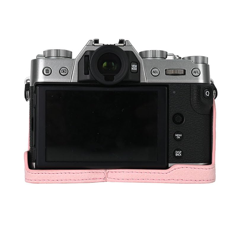 Funda mitad cámara piel PU para Fujifilm X-T30 III miniatura 2