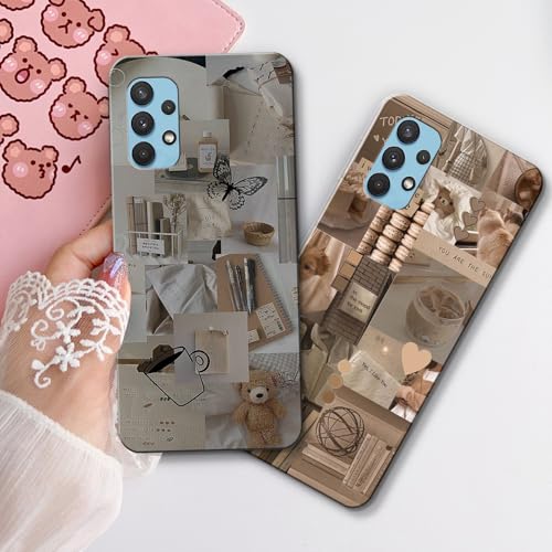 Image of COLORflow Polycarbonate Back Cover Case Compatible With Samsung A23 4G / A23 5G | Aesthetic Color Customized Back Cover For Samsung Galaxy A23 4G / A23 5G, Assorted