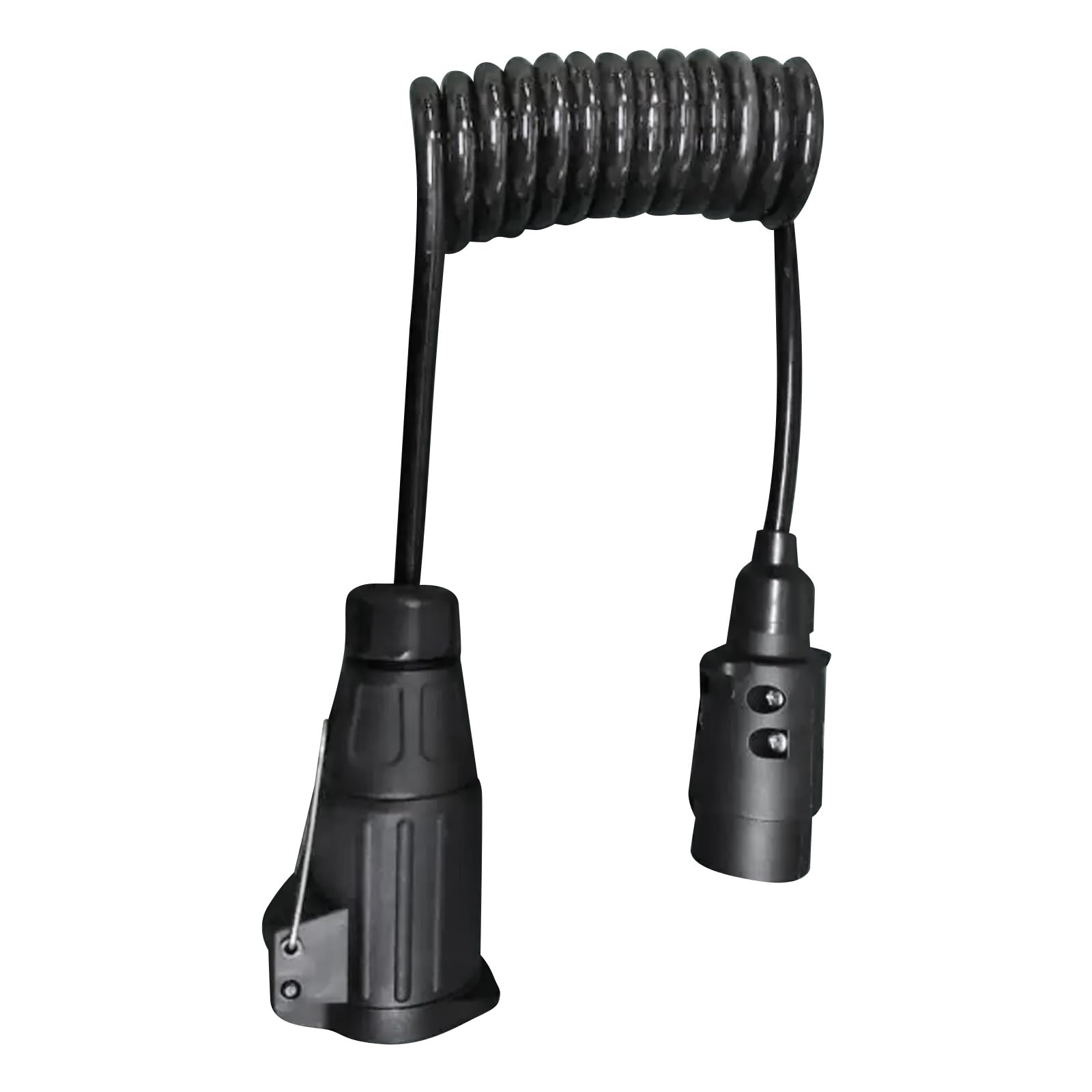 13-pinowy przedłużacz do przyczepy, kabel spiralny TPU, 1,7 m przyczepa