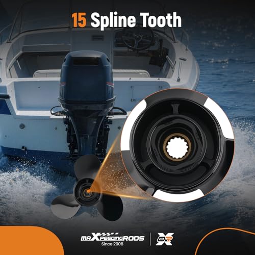 Image of maXpeedingrods Aluminum Boat Propeller for Mercury Engines