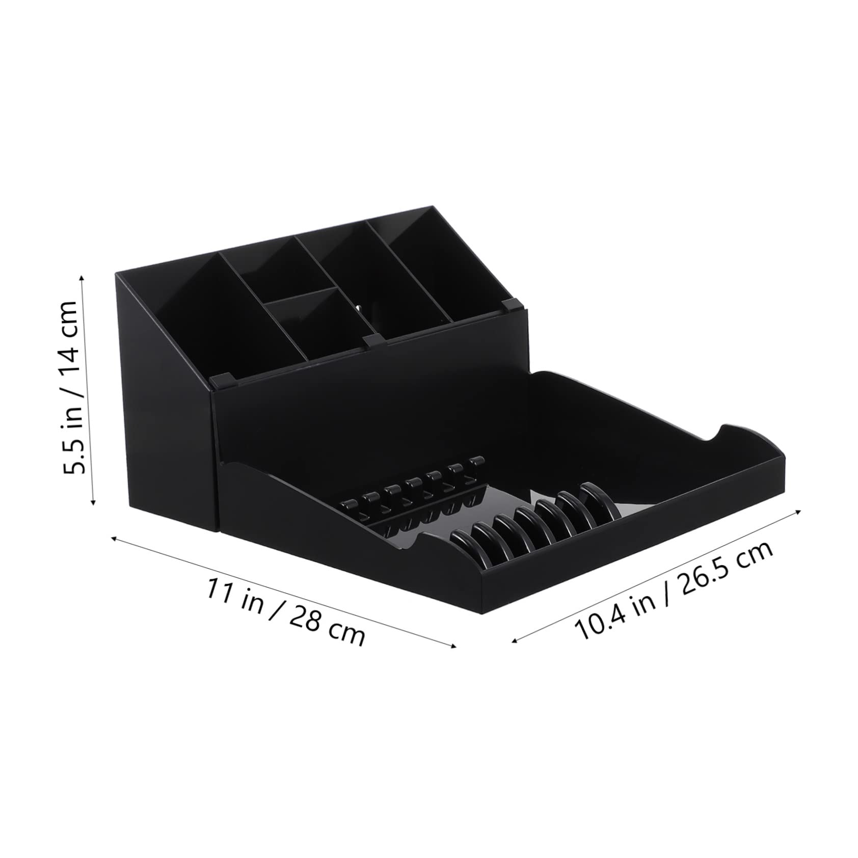 1ensemble Organisateur De Salon Professionnel Support De Ciseaux Et Peignes Avec Plateau De Rangement Pour Coiffeurs Et Barbier