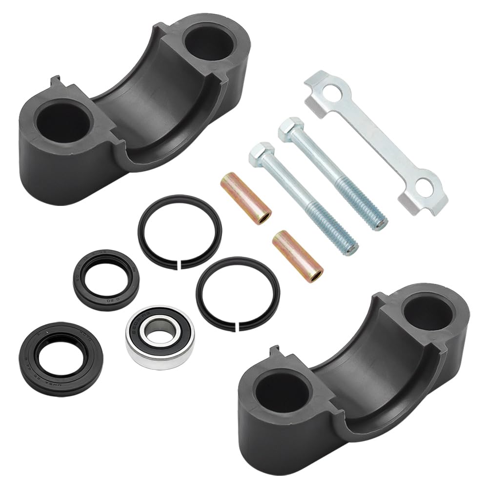 Kit de reparación de columna de dirección con casquillos rodamientos retenes y arandelas para Yamaha Raptor Banshee Warrior Wolverine YFZ450 Grizzly Big Bear Kodiak Bruin 350 400 450 550 600 660 700