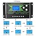 30A Solar Charge Controller PWM 12V 24V Auto with Back-Light LCD Display 5V Dual USB 30 amp Solar Regulator Charger Z30