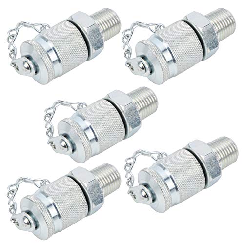 Image of Hydraulic Test Adapter Coupling Connector Thread for Hydraulic Systems High Pressure Hose Fitting Measuring Tool Sealing Point Test(ZG1 /4)