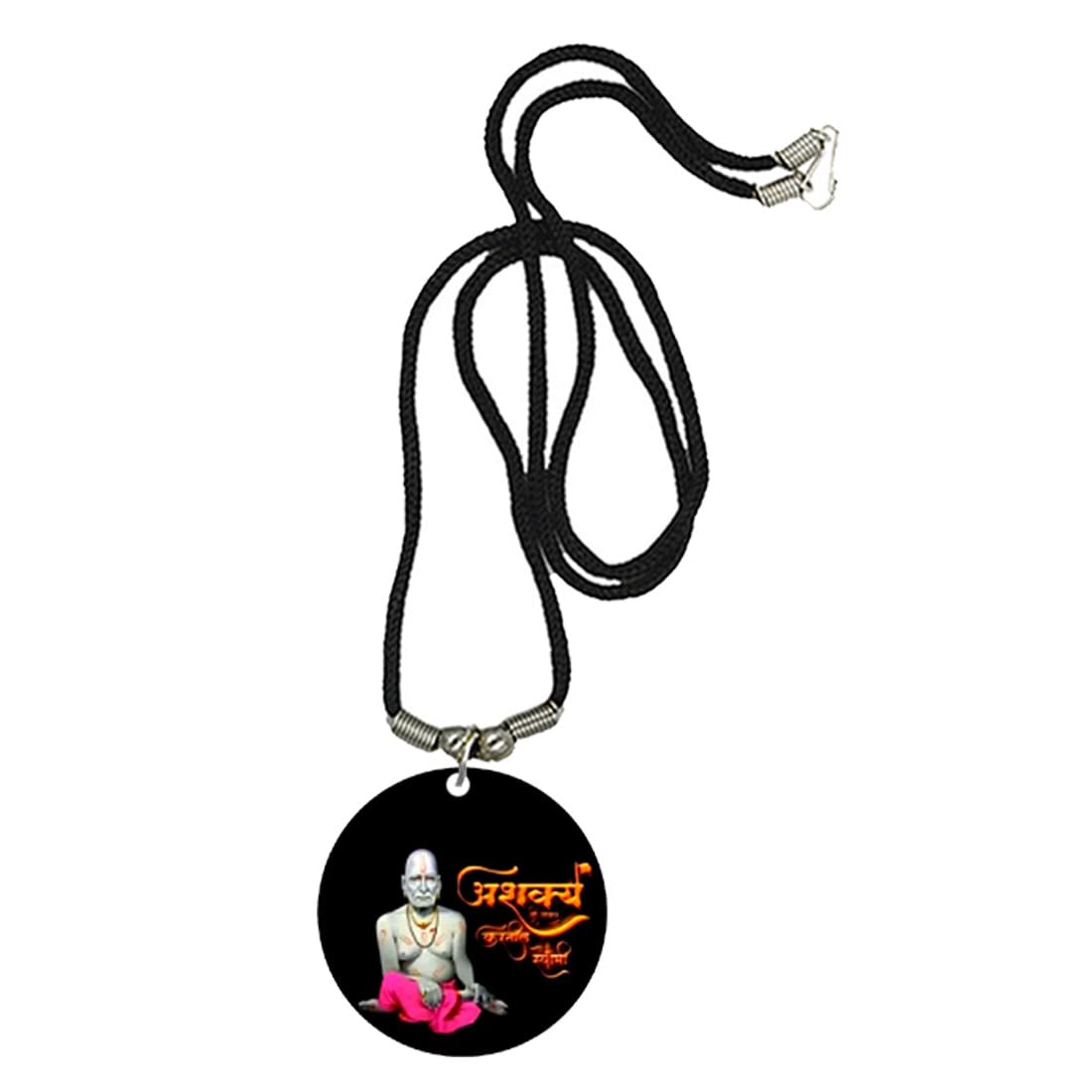 Askyahi Shakya Kartil Swami Acrylic Pendant with Cord Chain for Men and Women, Spiritual Traditional Fashion Accessory, Devotional Gift-image-41