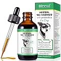 Wormers For Dogs Natural Wormwood Liquid For Dogs & Cats Kitten Puppy Worming Syrup Dog Worming Treatment Dog Dewormer (60ml)