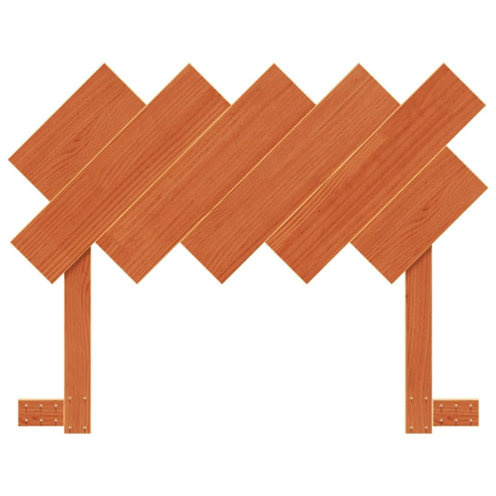 100 cm de madera maciza de pino marrón cera, diseño moderno, resistente, respaldo para dormitorio juvenil