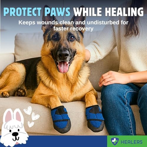 Healers PetCare Medical Dog Boots for Wound Care - Small/Medium