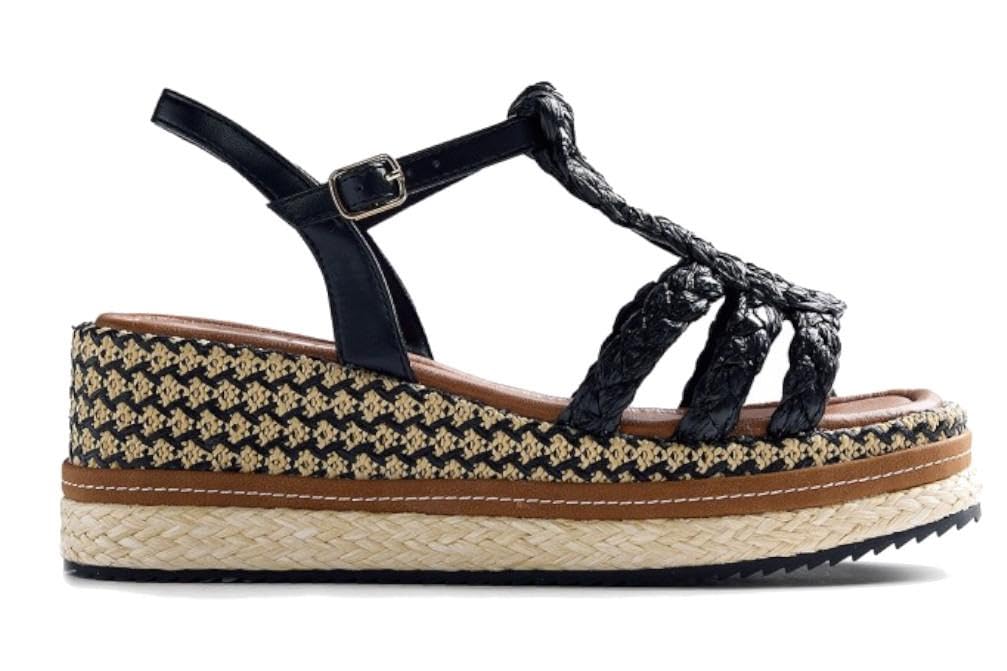 GIOSEPPO Harcourt, Women's T-Strap, Black, 40 EU