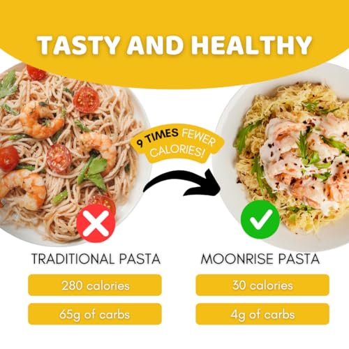 Moonrise Organic Dried Spaghetti Squash | Gluten Free | Low-Carb, Low-Calorie Vegetable Pasta | Keto and Vegan | Non-GMO | Ready in 4 minutes | 1.76 oz (Pack of 1) | (8.81 oz cooked)