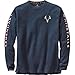 Legendary Whitetails Men's Non-Typical Series Long Sleeve Tee Navy Medium