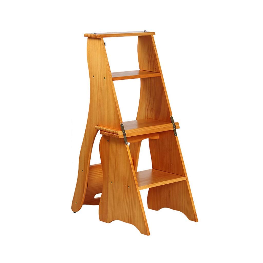 Buy Shelf Folding Steps Folding Ladder Wood Step Ladders 4 Step