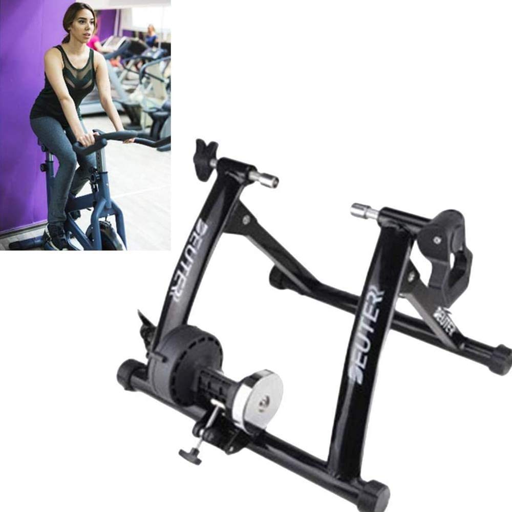 Bicicleta Plataforma para Montar en Interiores, Marco de Fitness, Ejercicio, Entrenamiento físico, Soporte para Ejercicio estacionario en Interiores, Marco de Acero, Fitness Ajustable, Use s